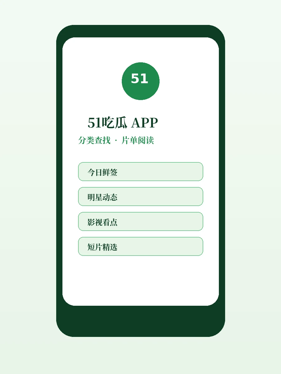 51吃瓜APP移动端展示